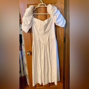 Wedding/special occasion white puff-sleeves Vintage 1980’s Priscilla of Boston